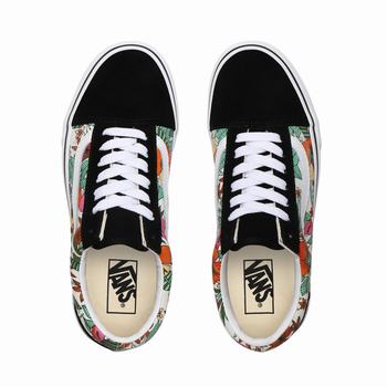 Damske Tenisky Vans Multi Tropic Old Skool Viacfarebný Čierne/Biele VA53NRWCY